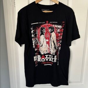 Fright Rags Large Battle Royale Graphic T-Shirt - Black